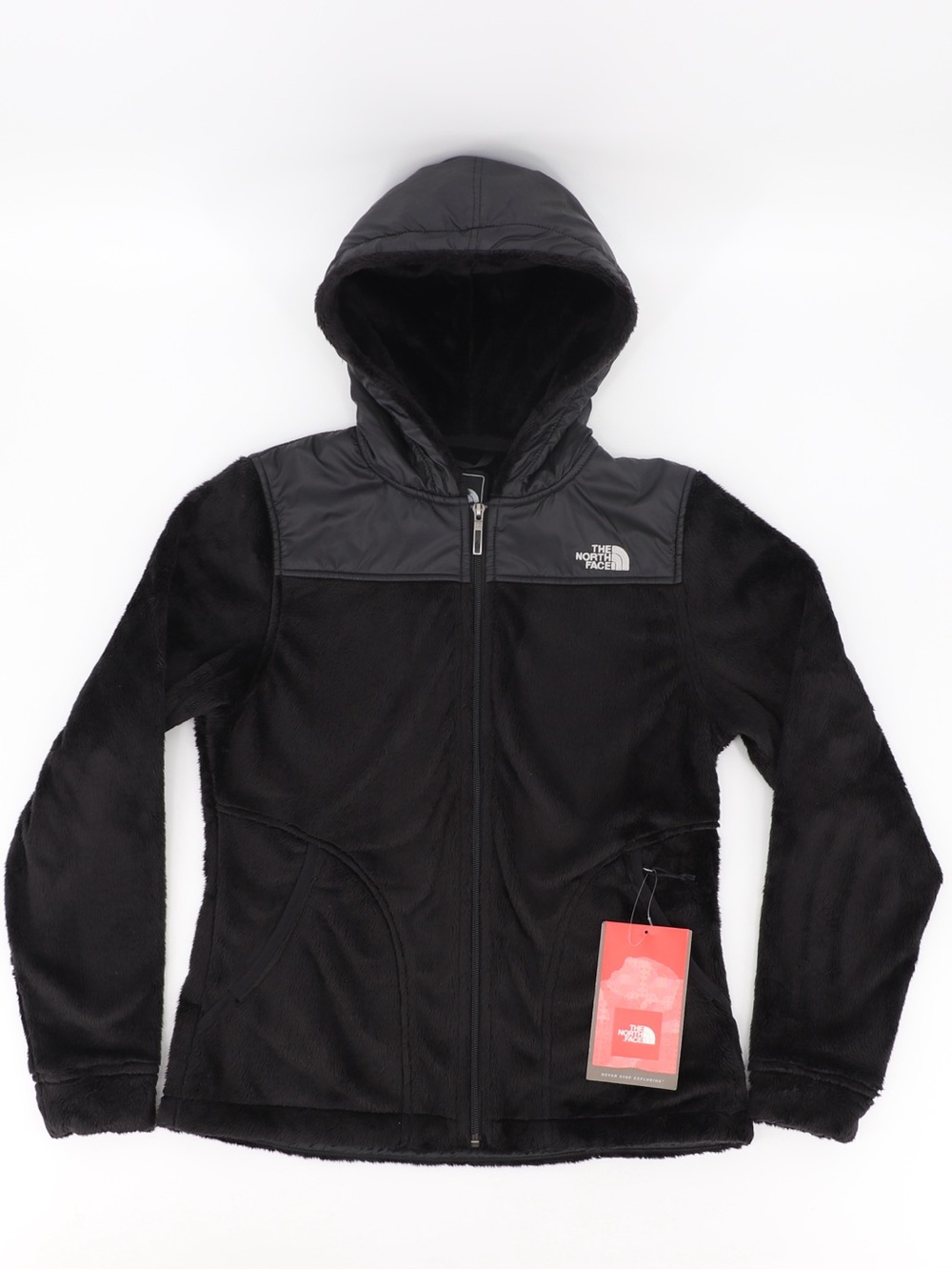 Brand New The North Face Women's Small Oso Fleece Hoodie Jacket Black
